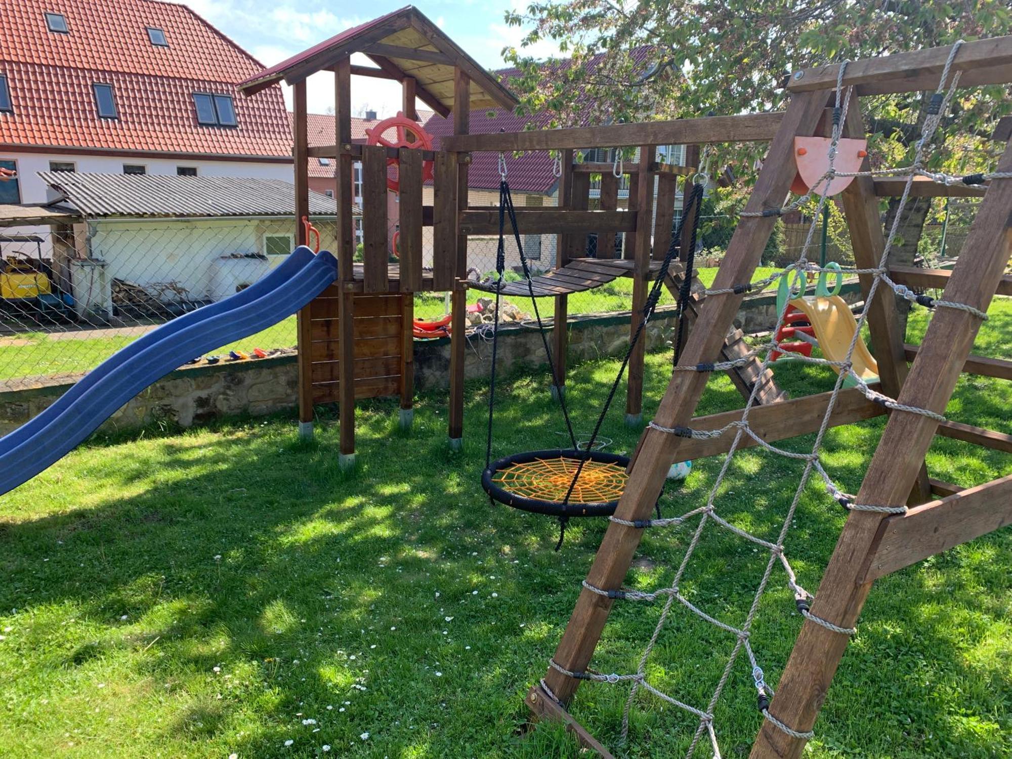 Blockhausvermietung "Vor Dem Groeperntor" クヴェードリンブルク エクステリア 写真